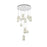 Elegant Lighting Aston 28" LED Pendant, Chrome