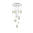 Elegant Lighting Aston 32" LED Pendant, Chrome