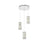 Elegant Lighting Aston 16" LED Pendant, Chrome