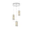 Elegant Lighting Aston 16" LED Pendant, Chrome