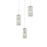 Elegant Lighting Aston 16" LED Pendant, Satin Gold