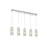 Elegant Lighting Aston 40" LED Pendant, Chrome
