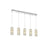 Elegant Lighting Aston 40" LED Pendant, Chrome