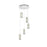 Elegant Lighting Aston 20" LED Pendant, Chrome