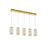 Elegant Lighting Aston 40" LED Pendant, Satin Gold