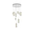 Elegant Lighting Aston 24" LED Pendant, Chrome