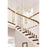 Elegant Lighting Aston 24" LED Pendant, Chrome