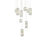 Elegant Lighting Aston 24" LED Pendant, Chrome
