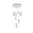 Elegant Lighting Aston 24" LED Pendant, Chrome