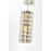 Elegant Lighting Aston 24" LED Pendant, Chrome