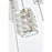 Elegant Lighting Aston 24" LED Pendant, Satin Gold