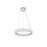 Elegant Lighting Bowen 1 Light 18"L Chandelier, Chrome/Clear