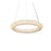 Elegant Lighting Bowen 1 Light 18"L Chandelier, Chrome/Clear