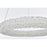 Elegant Lighting Bowen 1 Light 18"L Chandelier, Satin Gold/Clear