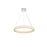 Elegant Lighting Bowen 1 Light 24"L Chandelier, Chrome/Clear