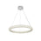 Elegant Lighting Bowen 1 Light 26"L Chandelier, Chrome/Clear