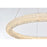 Elegant Lighting Bowen 1 Light 26"L Chandelier, Chrome/Clear