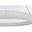 Elegant Lighting Bowen 1 Light 26"L Chandelier, Chrome/Clear