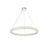 Elegant Lighting Bowen 1 Light 32"L Chandelier, Chrome/Clear