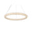 Elegant Lighting Bowen 1 Light 32"L Chandelier, Chrome/Clear