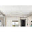 Elegant Lighting Bowen 1 Light 32"L Chandelier, Chrome/Clear