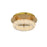 Elegant Lighting Bowen 1 Light 14"L Flush Mount, Satin Gold/Clear