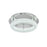 Elegant Lighting Bowen 1 Light 18"L Flush Mount, Chrome/Clear