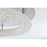 Elegant Lighting Bowen 1 Light 18"L Flush Mount, Chrome/Clear