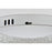 Elegant Lighting Bowen 1 Light 18"L Flush Mount, Chrome/Clear