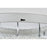 Elegant Lighting Bowen 2 Light 22"L Flush Mount, Chrome/Clear
