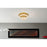 Elegant Lighting Bowen 2 Light 22"L Flush Mount, Satin Gold/Clear