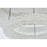 Elegant Lighting Bowen 2 Light 26"L Flush Mount, Chrome/Clear