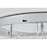 Elegant Lighting Bowen 2 Light 26"L Flush Mount, Chrome/Clear