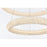 Elegant Lighting Bowen 2 Light 24"L Chandelier, Chrome/Clear