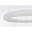 Elegant Lighting Bowen 2 Light 24"L Chandelier, Chrome/Clear