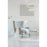 Elegant Lighting Bowen 2 Light 24"L Chandelier, Satin Gold/Clear