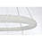 Elegant Lighting Bowen 2 Light 28"L Chandelier, Chrome/Clear