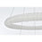 Elegant Lighting Bowen 2 Light 28"L Chandelier, Satin Gold/Clear