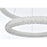Elegant Lighting Bowen 2 Light 32"L Chandelier, Satin Gold/Clear