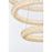 Elegant Lighting Bowen 3 Light 32" Chandelier, Satin Gold/Clear