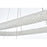 Elegant Lighting Bowen 2 Light 42"L Chandelier, Chrome/Clear