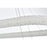 Elegant Lighting Bowen 2 Light 51"L Chandelier, Satin Gold/Clear