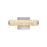 Elegant Lighting Bowen 1 Light 12"L Wall Sconce, Chrome/Clear