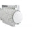 Elegant Lighting Bowen 1 Light 12"L Wall Sconce, Chrome/Clear