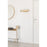Elegant Lighting Bowen 1 Light 12"L Wall Sconce, Chrome/Clear