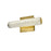 Elegant Lighting Bowen 1 Light 12"L Wall Sconce, Satin Gold/Clear