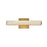 Elegant Lighting Bowen 1 Light 18"L Wall Sconce, Satin Gold/Clear
