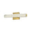 Elegant Lighting Bowen 1 Light 18"L Wall Sconce, Satin Gold/Clear