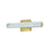 Elegant Lighting Bowen 1 Light 18"L Wall Sconce, Satin Gold/Clear