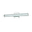 Elegant Lighting Bowen 1 Light 24"L Wall Sconce, Chrome/Clear
